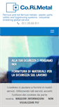 Mobile Screenshot of corimetal.it